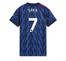 Arsenal Bukayo Saka #7 Koszulka Wyjazdowa damskie 2025-26 Krótki Rękaw